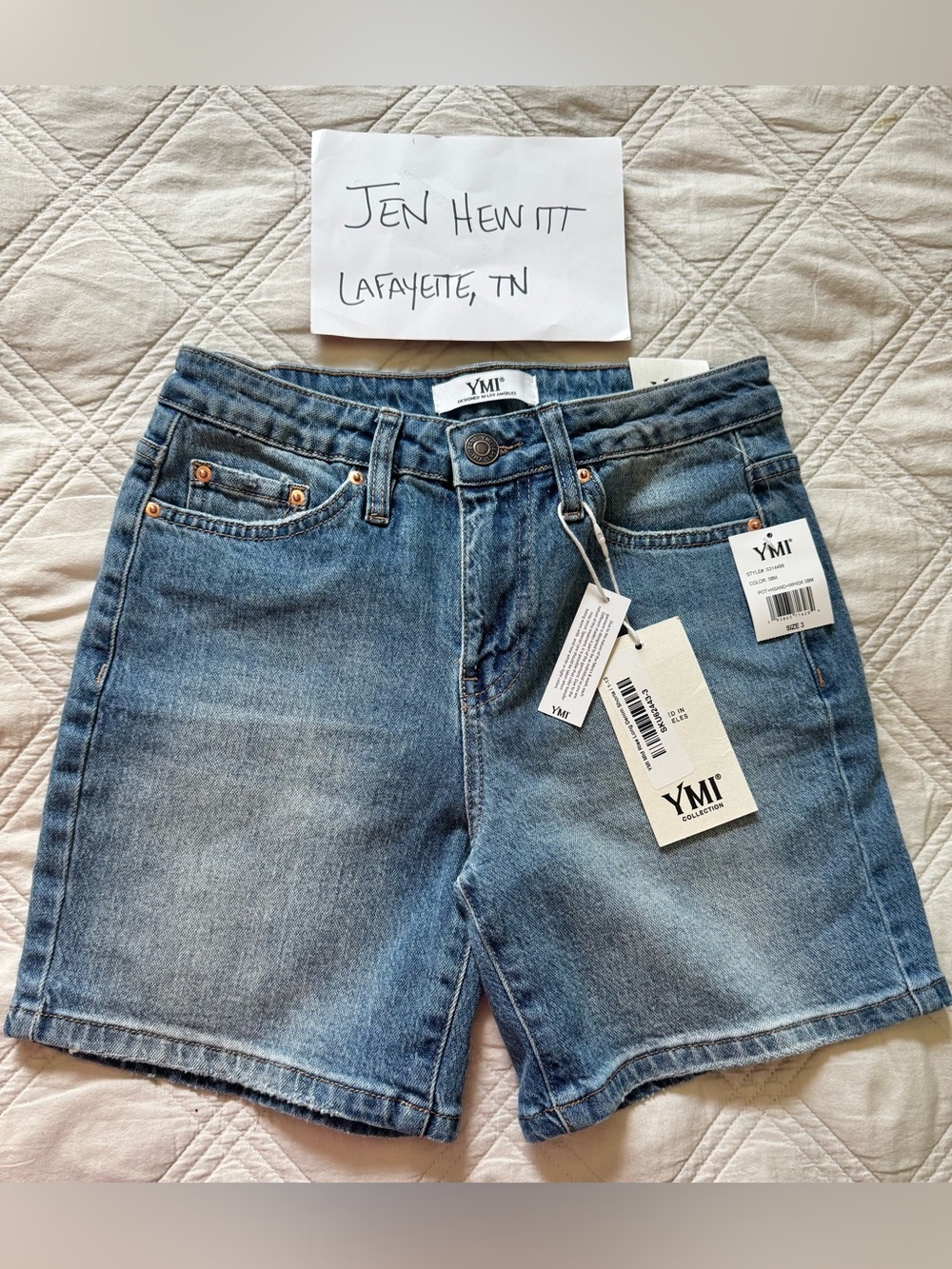 New Trendy YMI Blue Denim Shorts